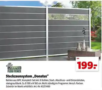 Hagebau Mr. gardener flexi fence steckzaunsystem „donatus“ Angebot
