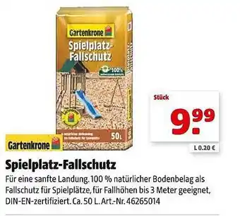 Hagebau Gartenkrone spielplatz-fallschutz Angebot