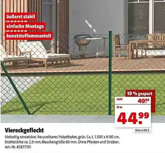 Hagebau Viereckgeflecht Angebot