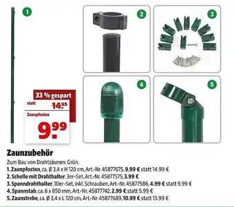 Hagebau Zaunzubehör Angebot