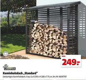 Hagebau Mr. gardener kaminholzdach „standard“ Angebot