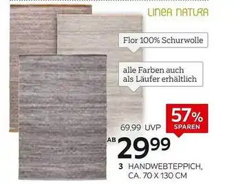 XXXLutz Handwebteppich linea natura Angebot