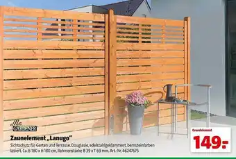 Hagebau Mr. gardener zaunelement „lanugo“ Angebot