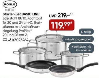 Galeria Rösle Starter Set Basic Line Angebot