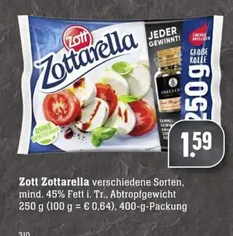 Edeka Neukauf Zott Zottarella 400g Angebot