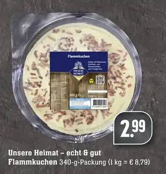 Edeka Neukauf Unsere Heimat echt & gut Flammkuchen 340g Angebot