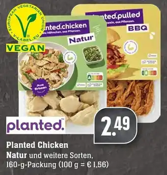 Edeka Neukauf Planted Chicken Natur 160g Angebot