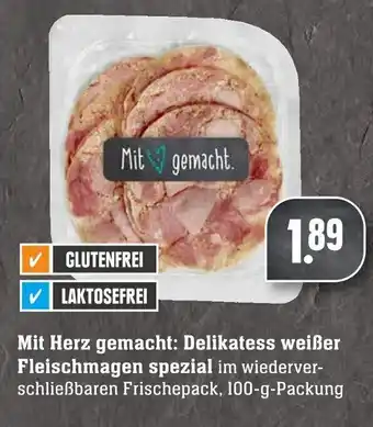 Edeka Neukauf Delikatess weißer Fleischmagen spezial 100g Angebot