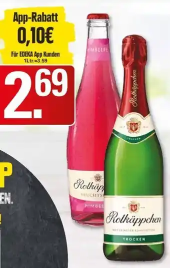 WEZ Rotkäppchen Deutscher Sekt oder Fruchtsecco 0,75Ltr. Flasche Angebot