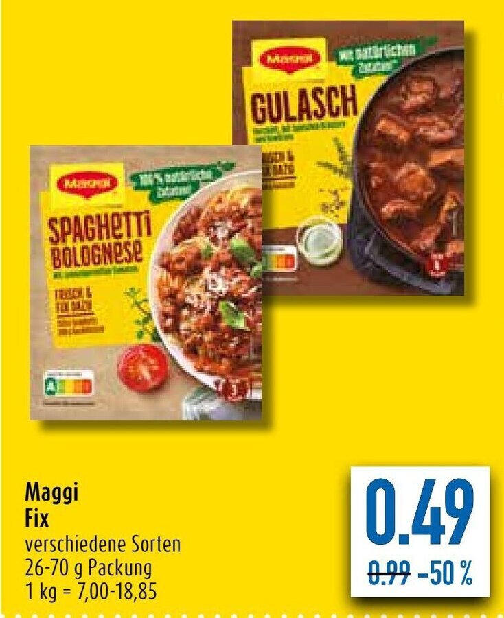 Maggi Fix Angebot