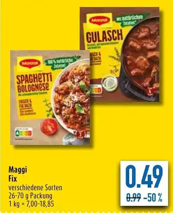 diska Maggi Fix 26-70 g Angebot