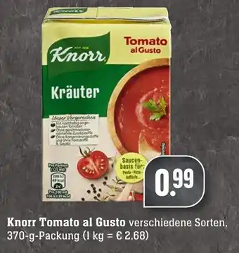 Edeka Neukauf Knorr Tomato al Gusto 370 g Angebot