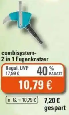 WEZ Gardena Combisystem 2in1 Fugenkratzer Angebot