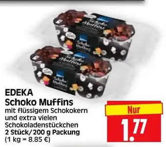 Edeka Herkules Edeka Schoko Muffins 2st/200 g Angebot