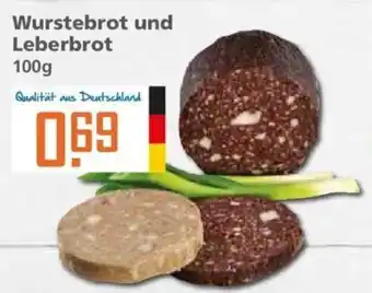 Klaas und Kock Wurstebrot und Leberbrot 100 g Angebot