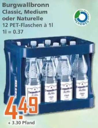 Klaas und Kock Burgwallbronn Classic, Medium oder Naturelle 12 PET Flaschen Angebot