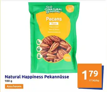 Action Natural Happiness Pekannusse 100g Angebot