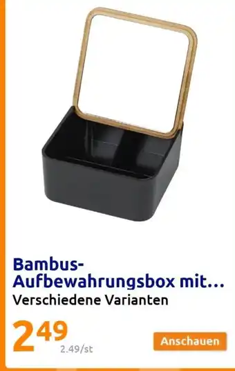 Action Bambus-Aufbewahrungsbox Angebot