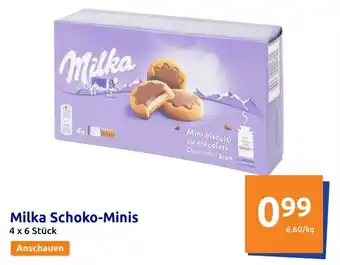 Action Milka Schoko-Minis 4*6st Angebot