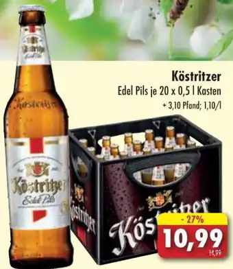 Lösch Depot Köstritzer Edel Pils 20x0,5 L Kasten Angebot