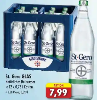 Lösch Depot St. Gero Glas Natürliches Heilwasser 12x0,75 L Kasten Angebot