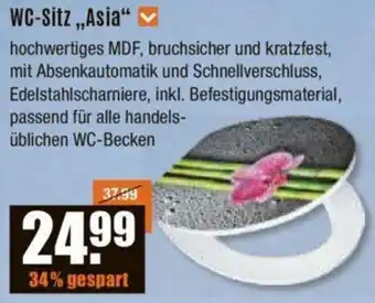 V Baumarkt WC Sitz Asia Angebot