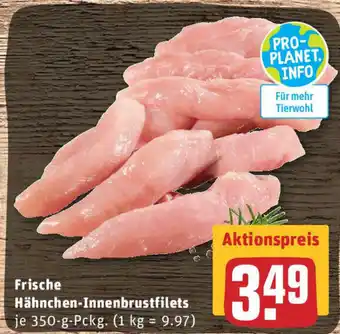 REWE Frische Hähnchen Innenbrustfilets 350g Angebot