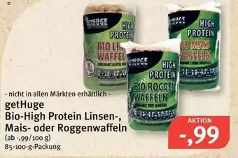 Feneberg Gethuge Bio-high Protein Linsen- Mais- Oder Roggenwaffeln Angebot