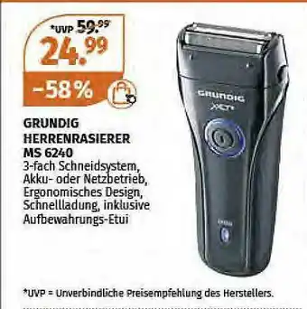 Müller Grundig Herrenrasierer Ms 6240 Angebot