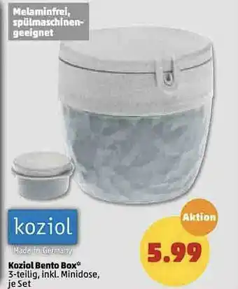 PENNY Koziol Bento Box Angebot