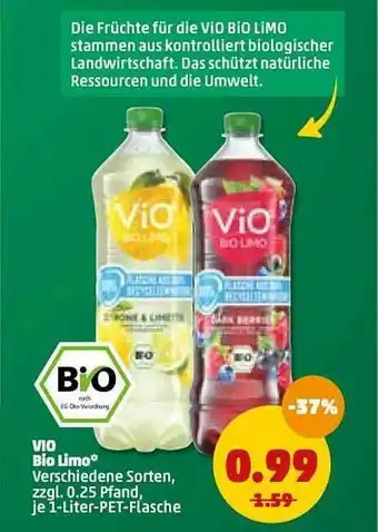 PENNY Vio Bio Limo Angebot