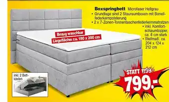 Repo Markt Boxspringbett Angebot