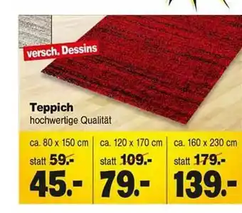 Repo Markt Teppich Angebot