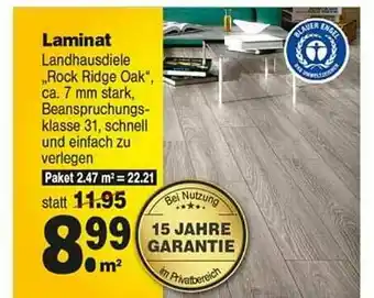 Repo Markt Laminat Angebot