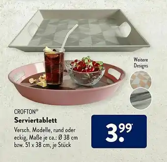 Aldi Süd Crofton Serviertablett Angebot