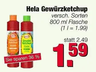 Edeka Hela Gewürzketchup Angebot