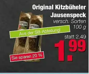 Edeka Original Kitzbüheler Jausenspeck Angebot