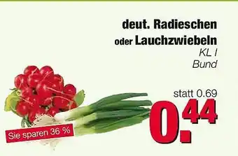 Edeka Deut. Radieschen Oder Lauchzwiebeln Angebot