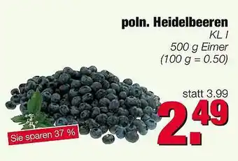 Edeka Poln. Heidelbeeren Angebot