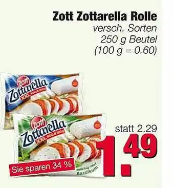 Edeka Zott Zottarella Rolle Angebot