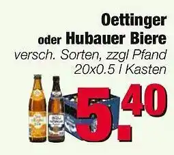 Edeka Oettinger Oder Hubauer Biere Angebot