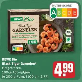 REWE Rewe Bio Black Tiger Garnelen 200g Angebot