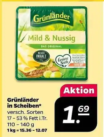 NETTO Grünländer in scheiben Angebot