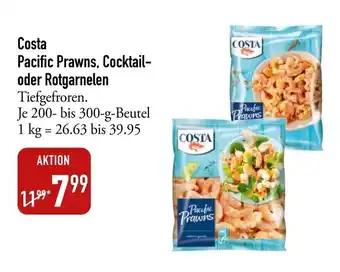 Galeria Markthalle Costa Pacific Prawns, Cocktail- o. Rotgarnalen  200-300g Angebot