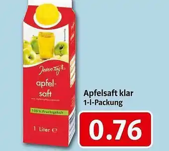 Markant Markt Apfelsaft klar Angebot