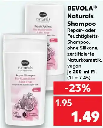 Kaufland Bevola Naturals Shampoo 200 ml Fl. Angebot