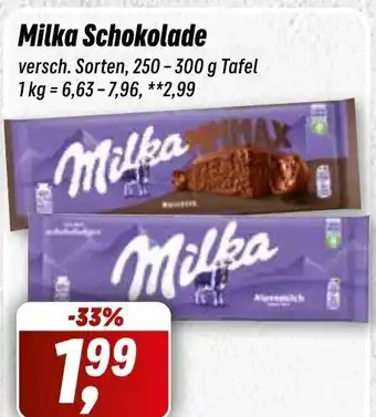 Simmel Milka Schokolade 250/300 g Angebot