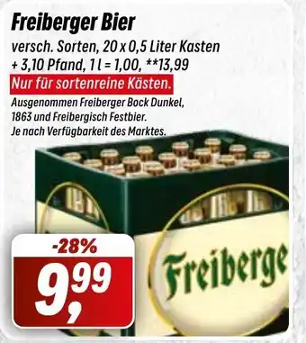 Simmel Freiberger Bier 20*500 ml Angebot