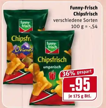 REWE Funny Frisch Chipsfrisch 175 g Beutel Angebot