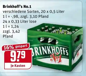 REWE Brinkhoff's No.1 20 x 0.5 L Angebot